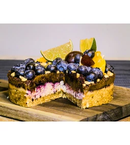 áfonyás kesusajt torta